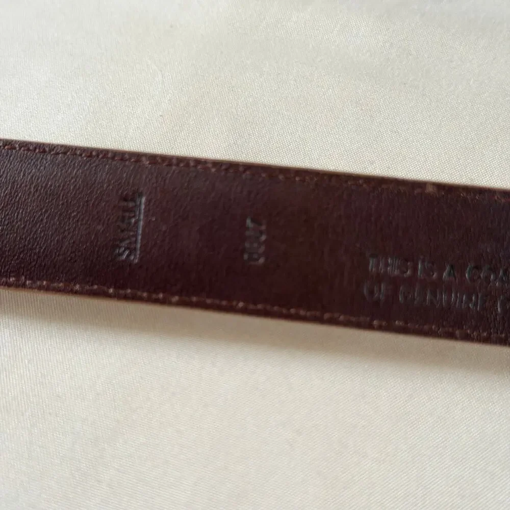 Coach belt good